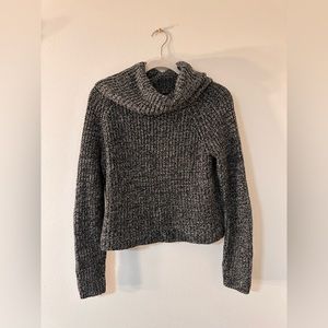 Charcoal Turtleneck Sweater